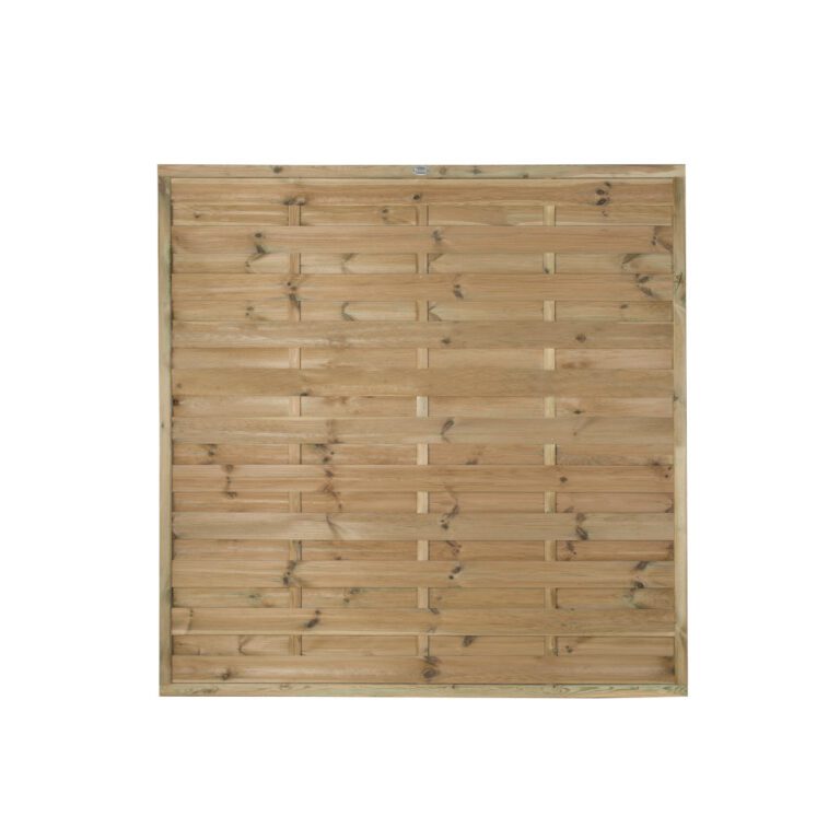 5013053167311 1 1.8m x 1.8m Pressure Treated Decorative Europa Plain Fence Panel Pack of 5.jpg
